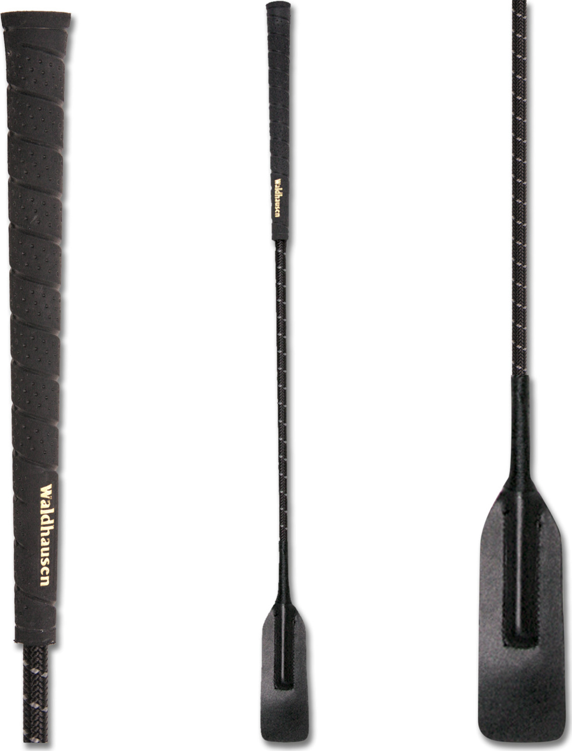 WALDHAUSEN Bič skokový Waldhausen, 65 cm, black/silver Délka: 65 cm