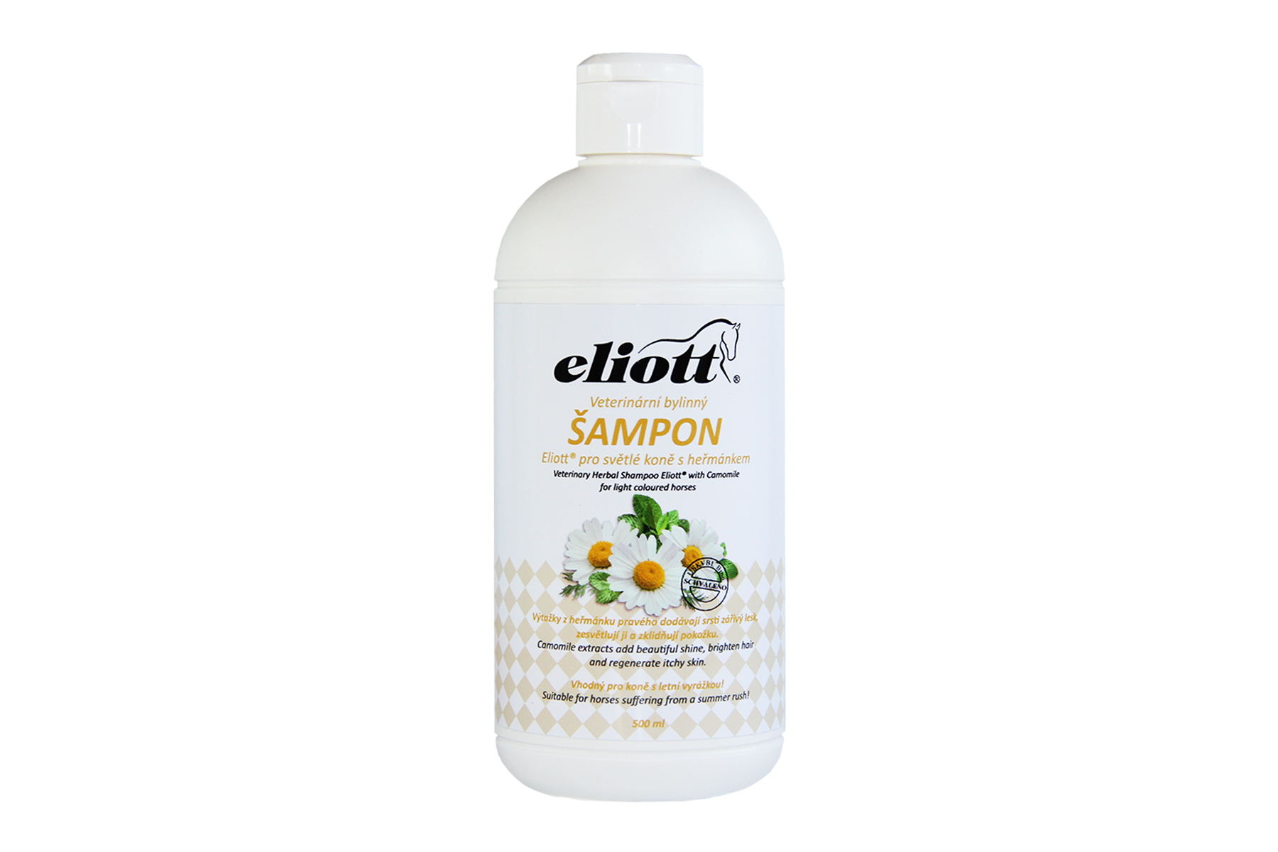 ELIOTT Šampon pro světlé koně s heřmánkem, Eliott®, 500 ml