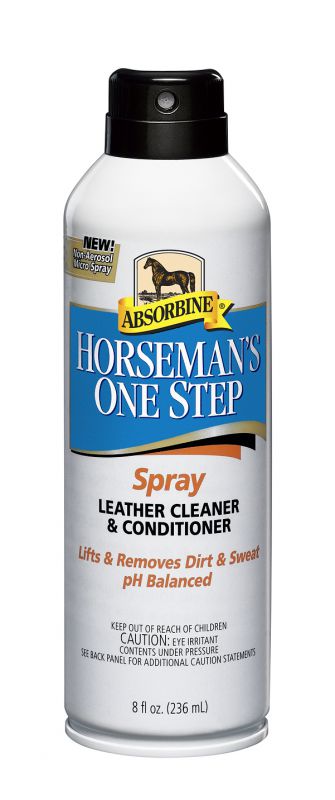 ABSORBINE Horseman's one step čistící balzám na kožené výrobky ve spreji, 237 ml
