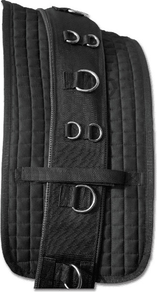 WALDHAUSEN Dečka pod lonžovací obřišník Colour Waldhausen, černá Velikost: FULL