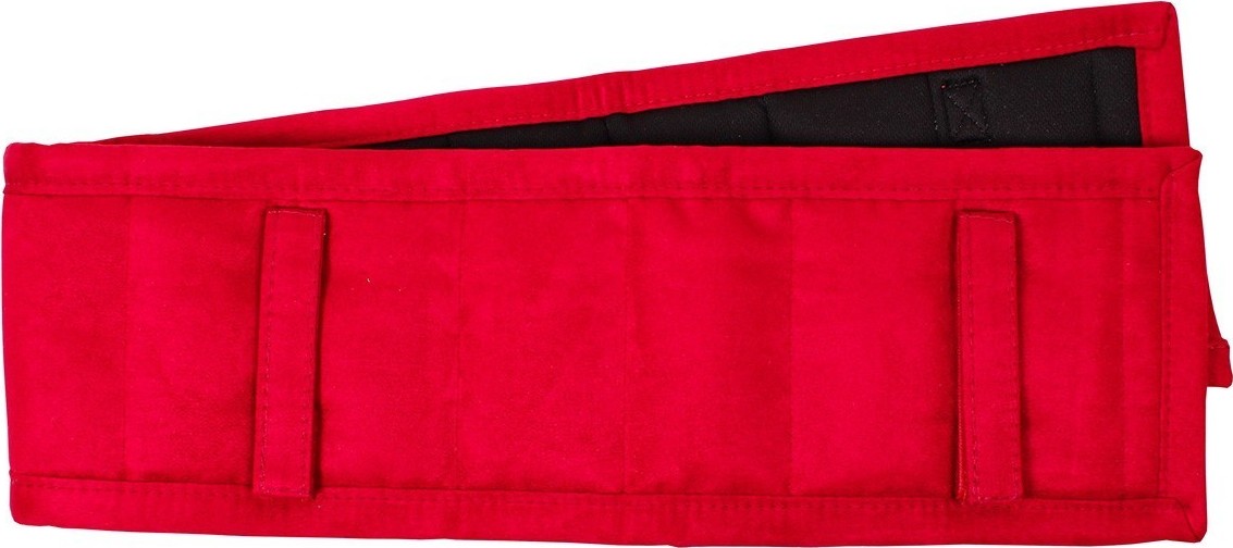 QHP Dečka pod lonžovací obřišník QHP, bright red Velikost: FULL