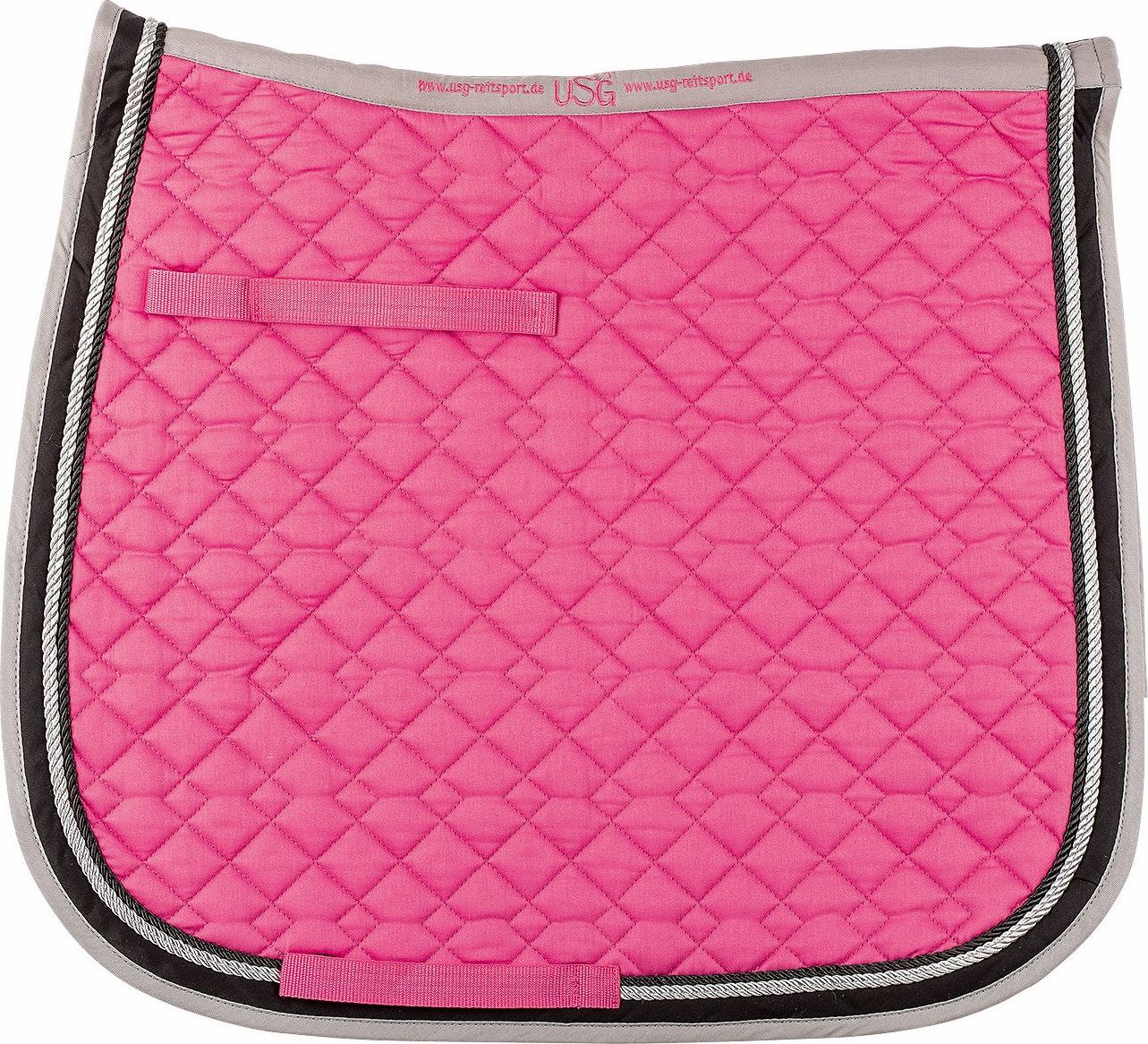 USG Dečka podsedlová prošívaná USG, všestranná, FULL, pink/black/beige