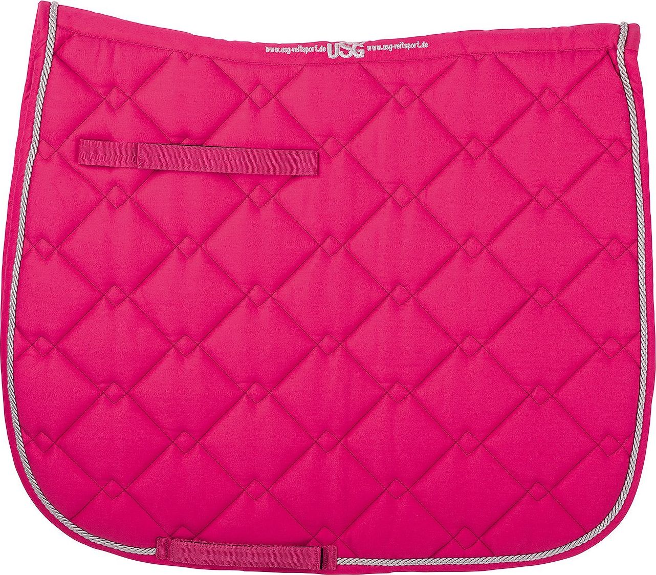 Dečka podsedlová prošívaná USG CHIC, drezurní, FULL, pink