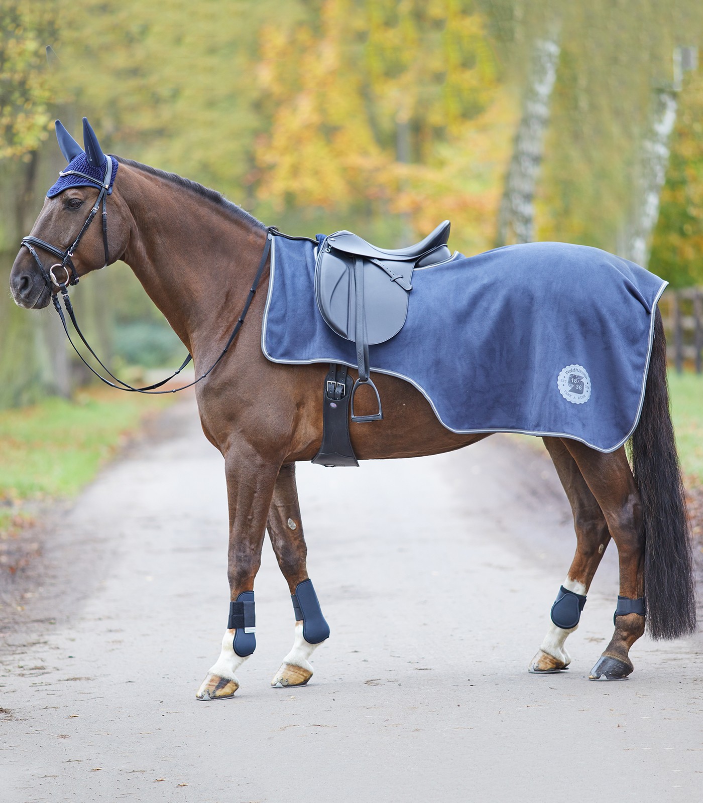 WALDHAUSEN Deka bederní fleece Alcantara Waldhausen, night blue