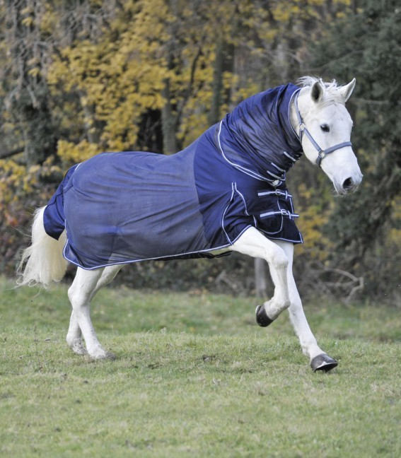 WALDHAUSEN Deka proti hmyzu Waldhausen, s krkem, navy Délka zad: 145 cm