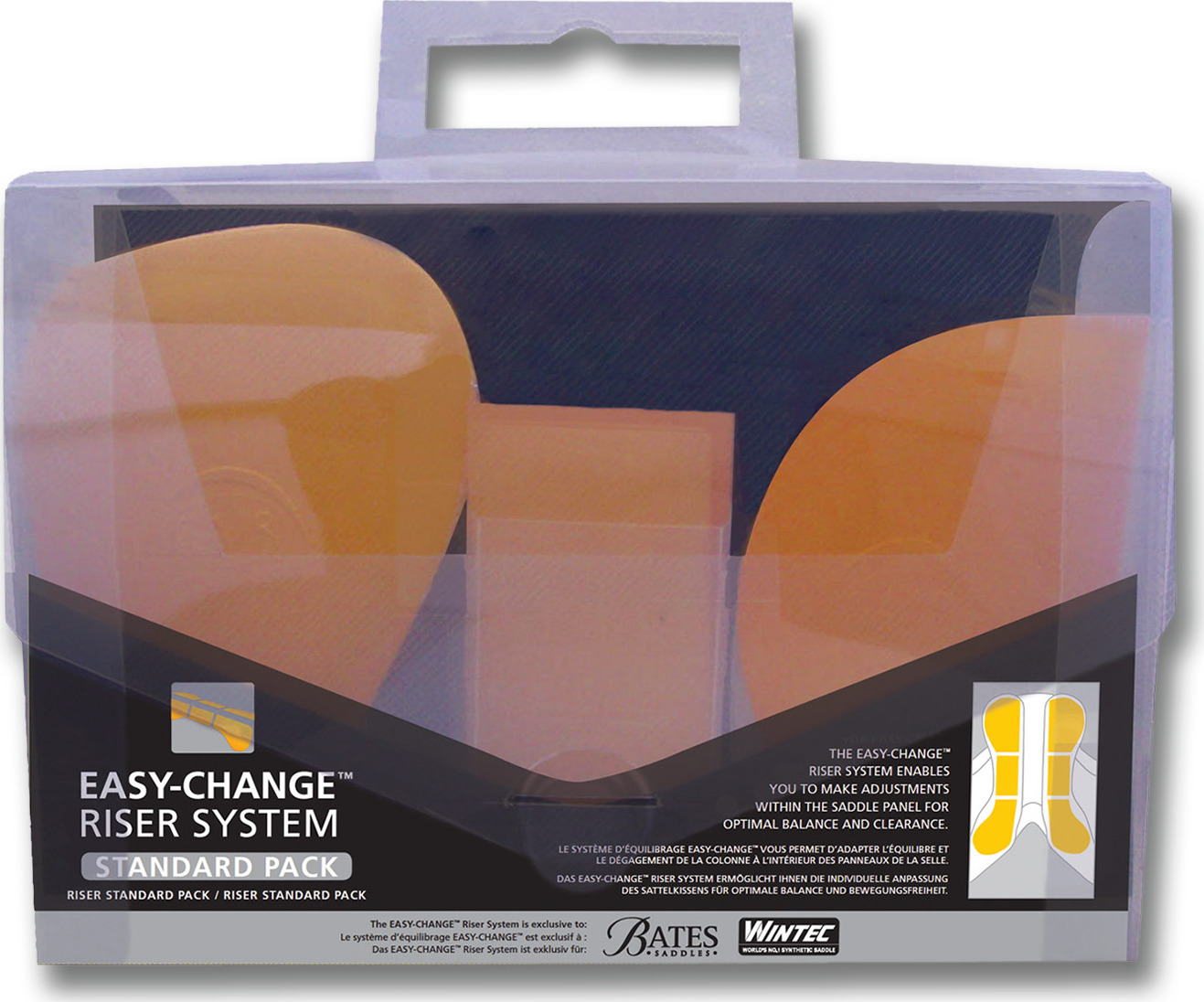 WINTEC Sada sedlových polštářů Easy-change Wintec, standard