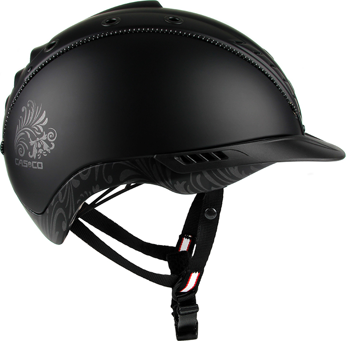 CASCO Helma Mistrall-2 CASCO, black floral Obvod hlavy: 60-63 cm