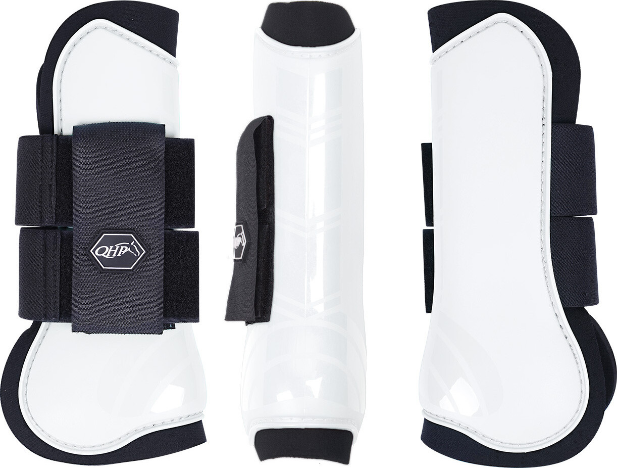 QHP Kamaše přední QHP, pár, bílé Velikost: MINI MINI SHETTY