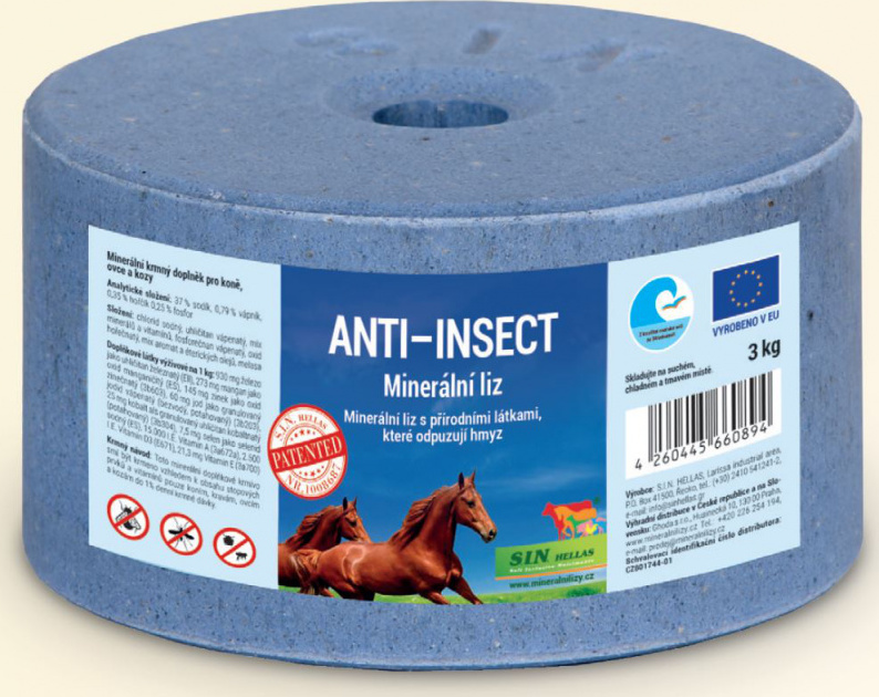 S.I.N. Hellas Liz minerální proti hmyzu S.I.N. Hellas, 3 kg