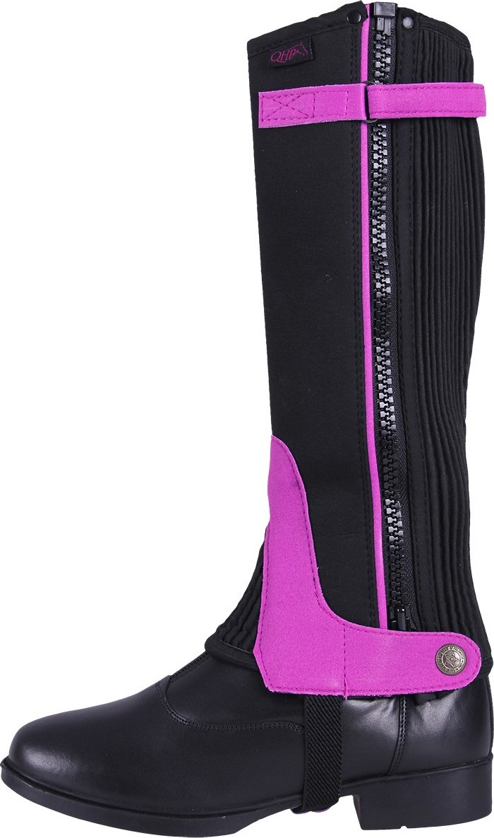 Q-essentials Minichapsy dětské Suede Q-essentials, black/pink Velikost: 10 let