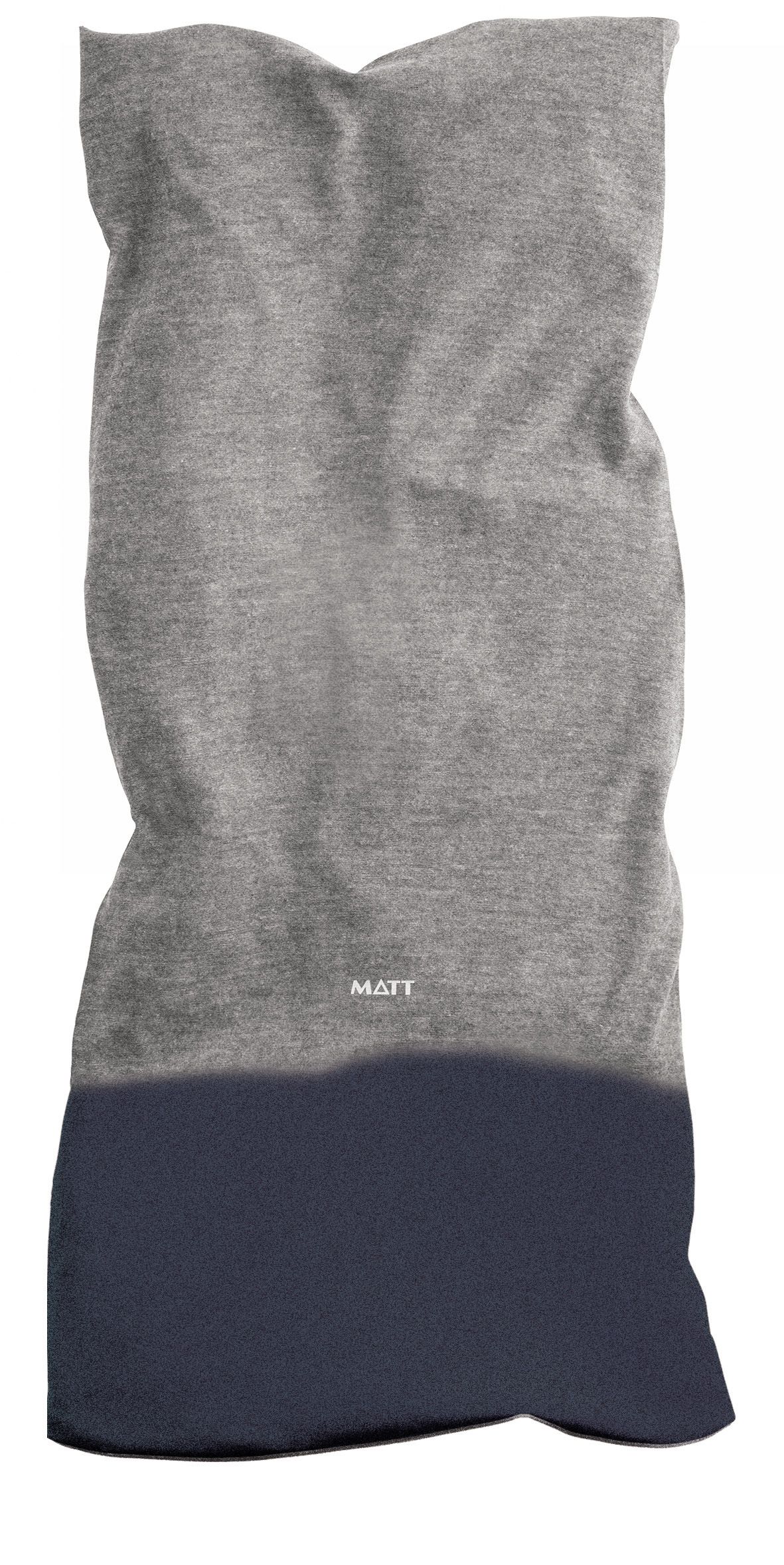 MATT Šátek multifunkční MATT, s fleecem, zimní, unisex, grey