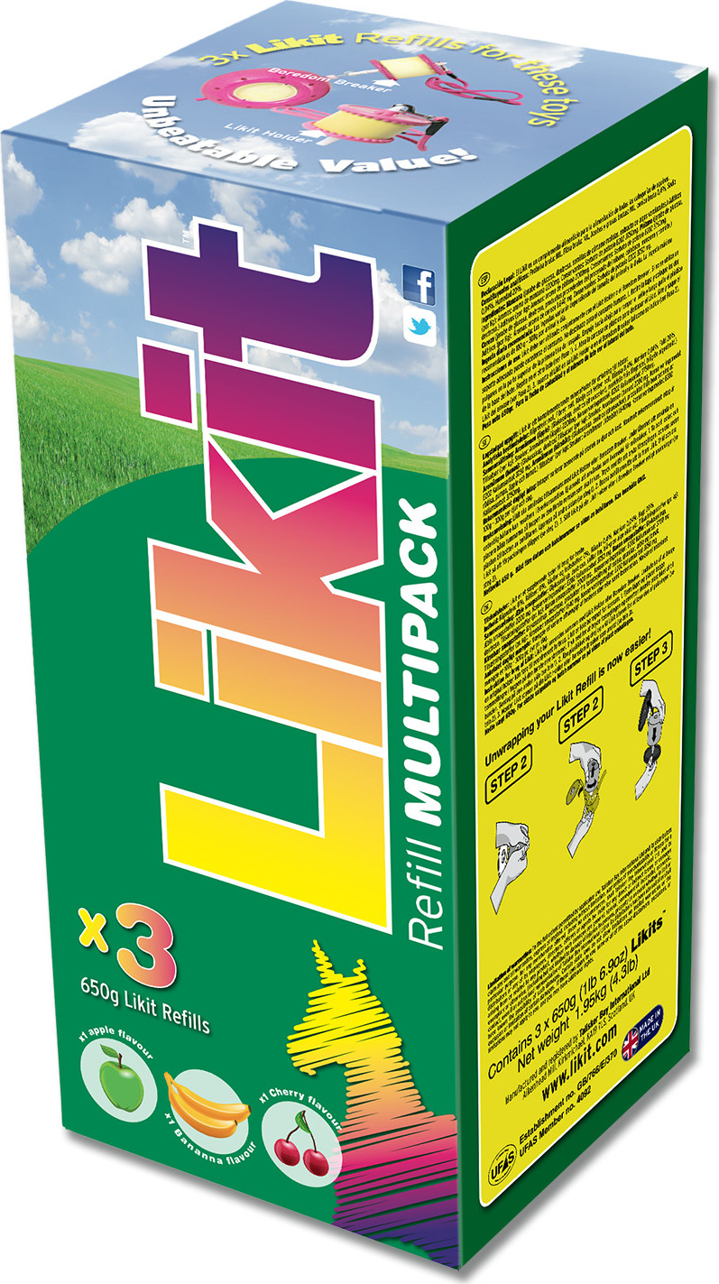 LIKIT Náplně do držáku Likit, set 3x625 g
