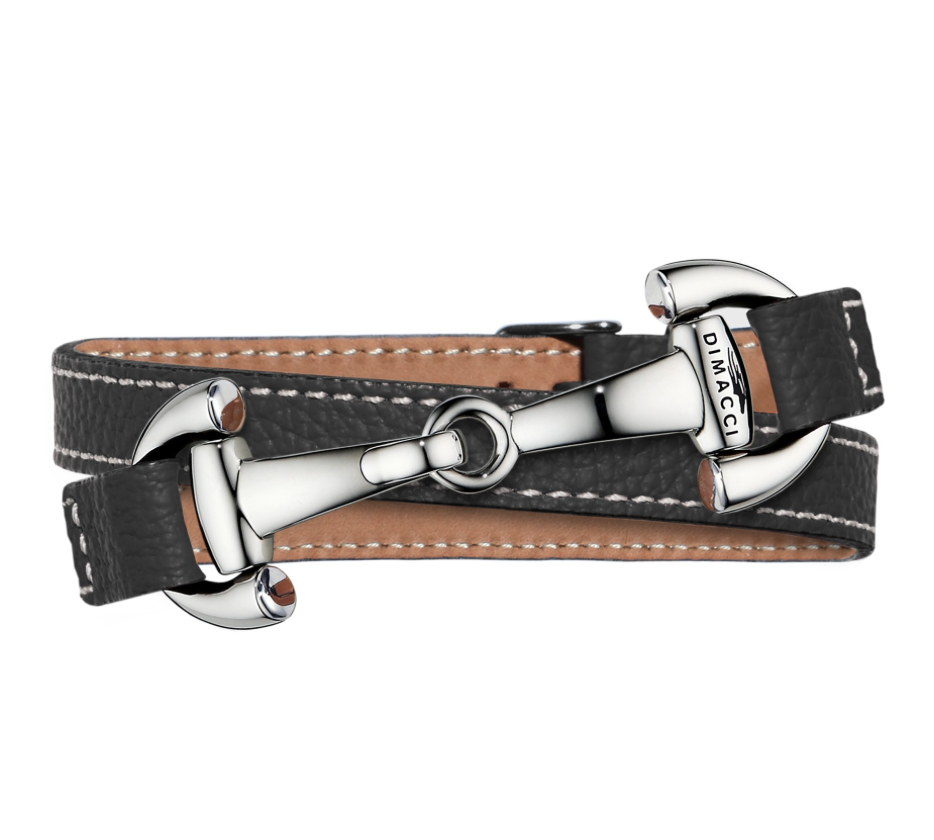DIMACCI Náramek ALBA DIMACCI, black/silver