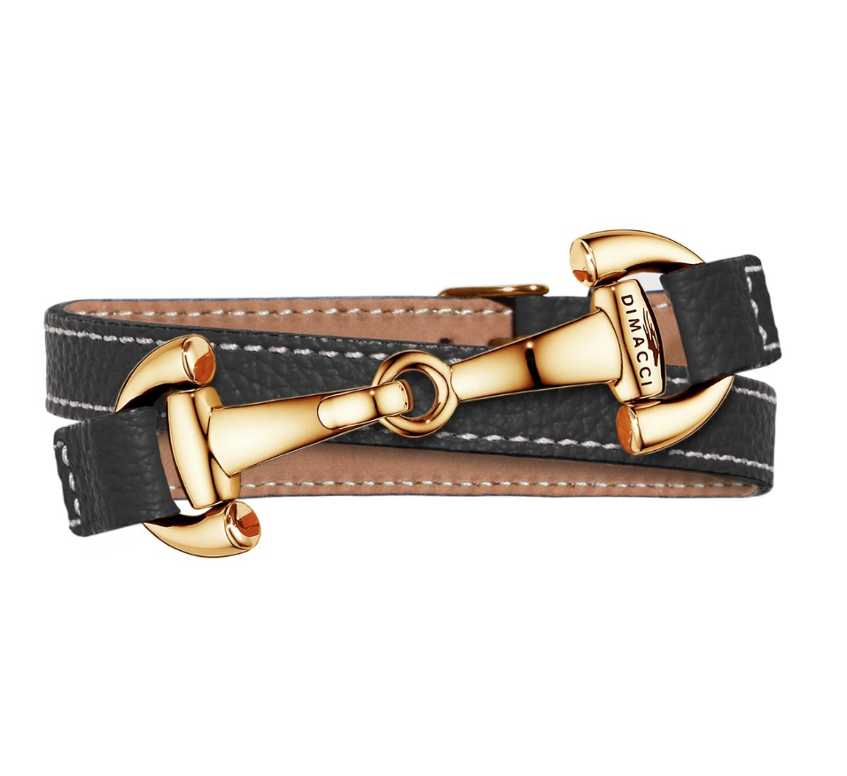 DIMACCI Náramek ALBA DIMACCI, black/gold
