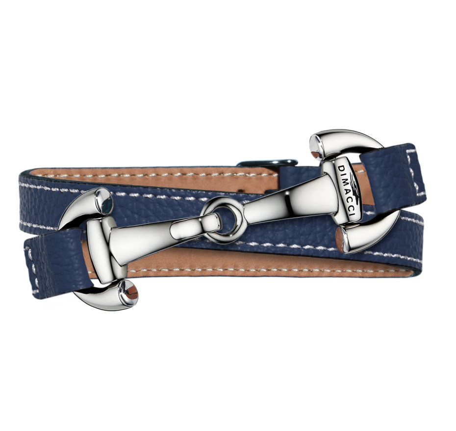 DIMACCI Náramek ALBA DIMACCI, navy blue/silver
