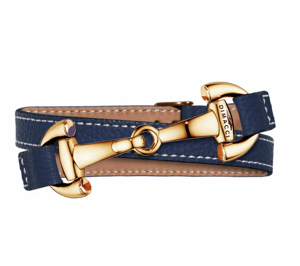DIMACCI Náramek ALBA DIMACCI, navy blue/gold