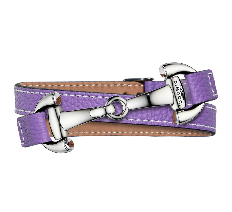 DIMACCI Náramek ALBA DIMACCI, purple/silver