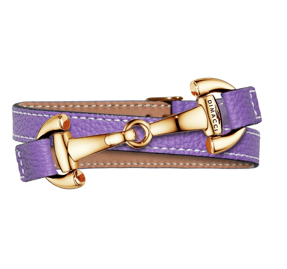 DIMACCI Náramek ALBA DIMACCI, purple/gold