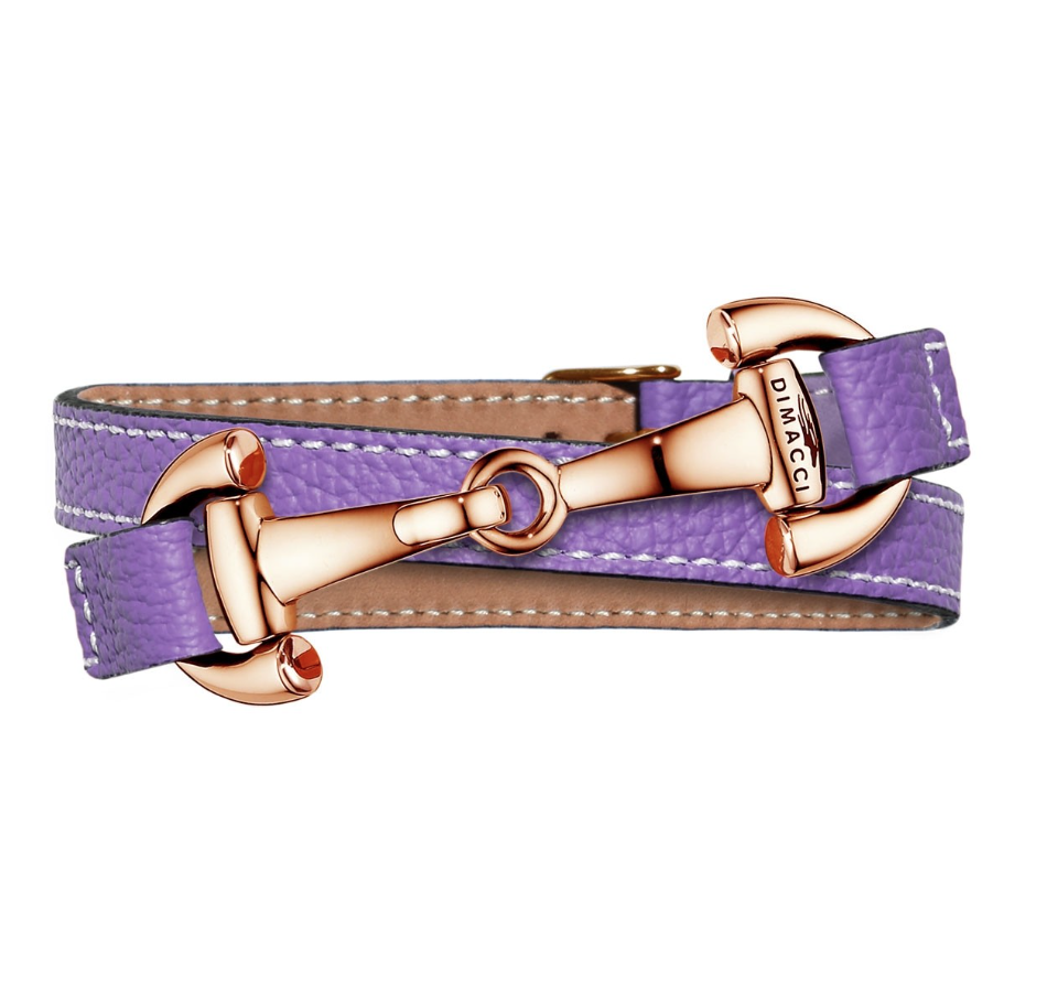 DIMACCI Náramek ALBA DIMACCI, purple/rosegold