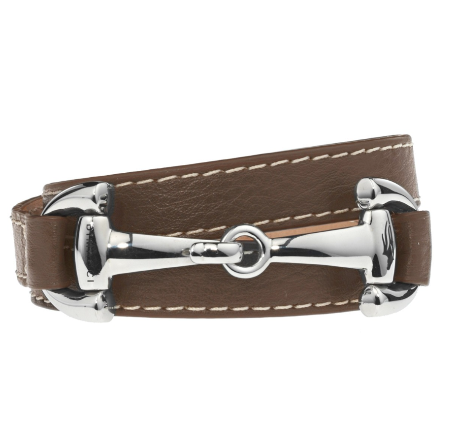 DIMACCI Náramek BURGHLEY DIMACCI, brown/silver