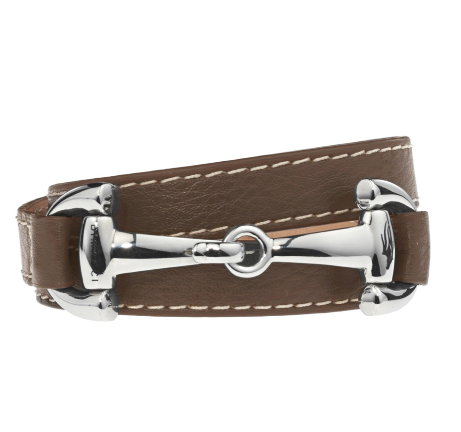 DIMACCI Náramek BURGHLEY DIMACCI, mocha/silver