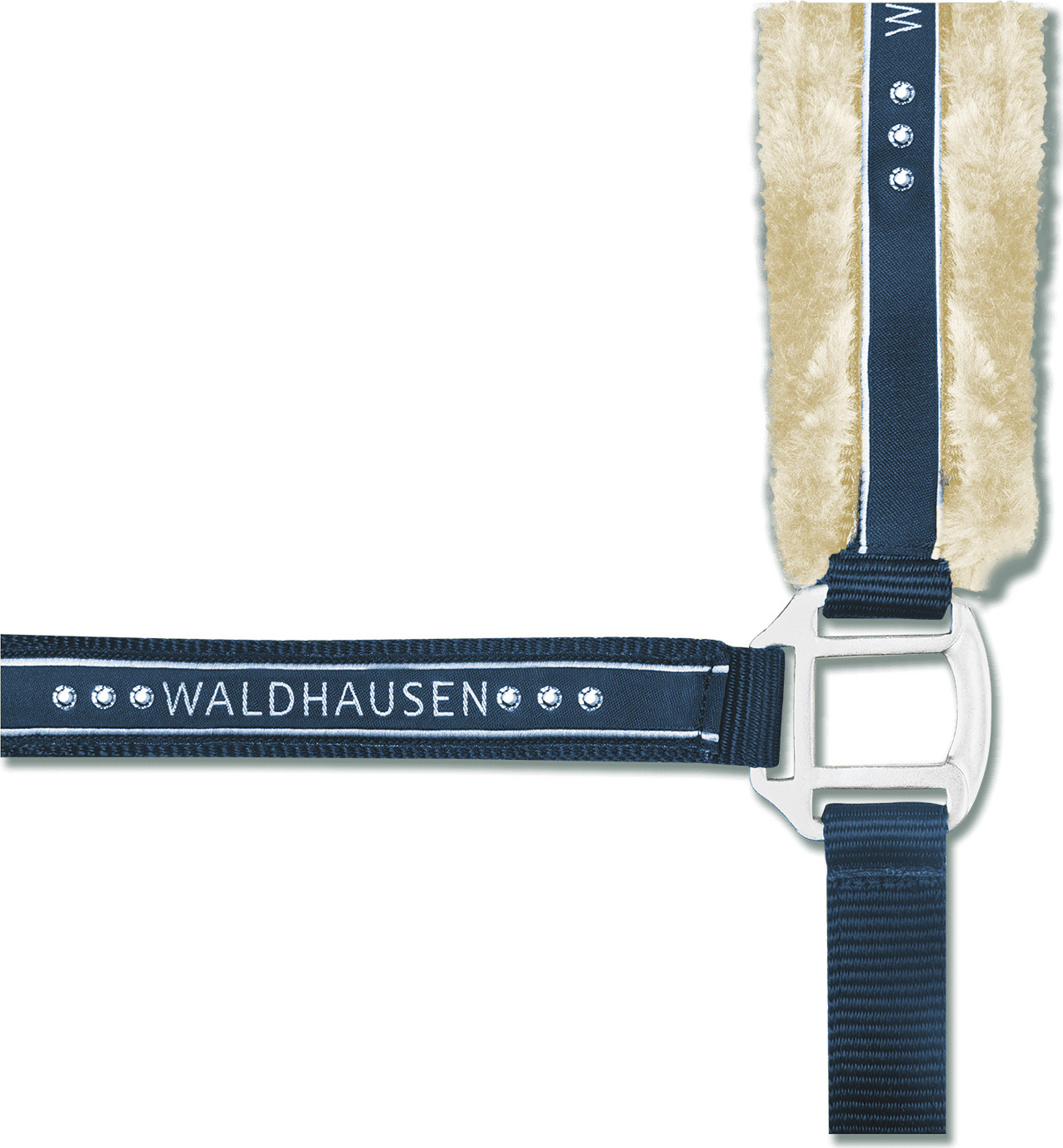 WALDHAUSEN Ohlávka s beránkem Elegant Waldhausen, night blue Velikost: FULL