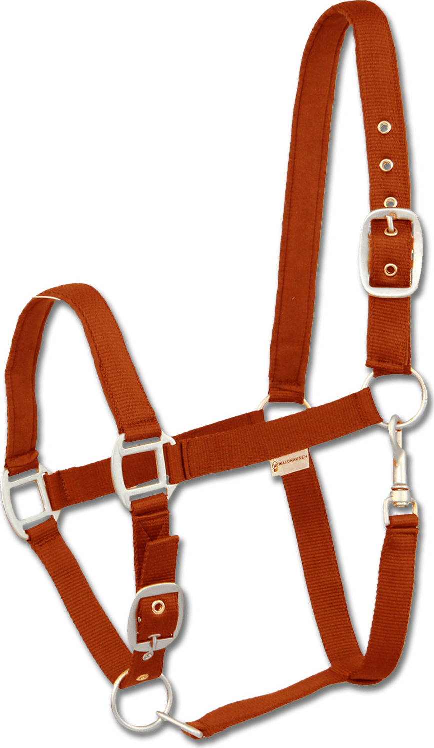 WALDHAUSEN Ohlávka Perlon Satin Waldhausen, bordeaux Velikost: PONY