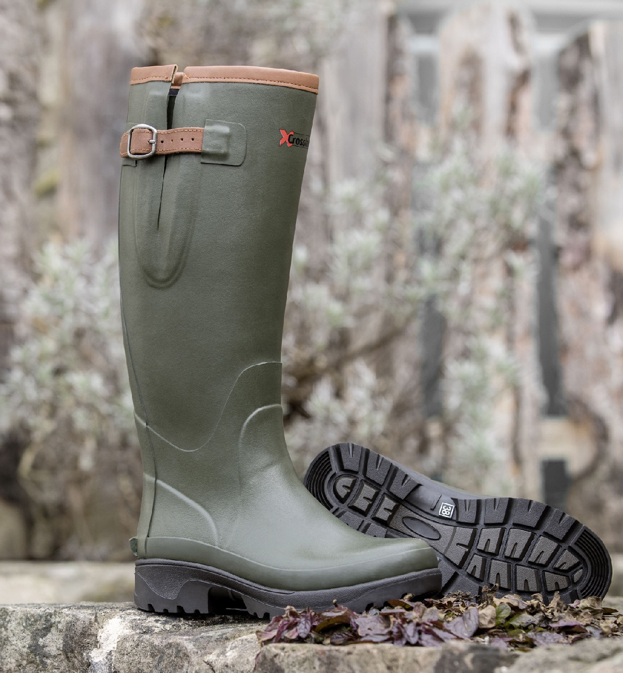 Crosslander Boty outdoorové Kodiak Crosslander, pro dospělé, olive Velikost: 41
