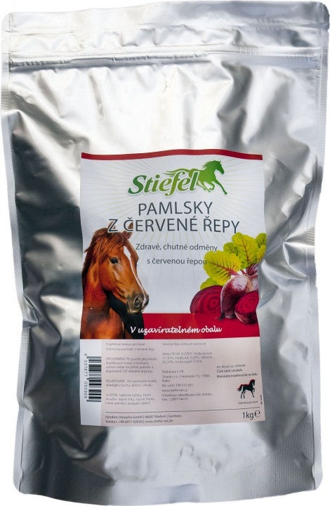 STIEFEL Pamlsky pro koně STIEFEL, 1 kg, červená řepa