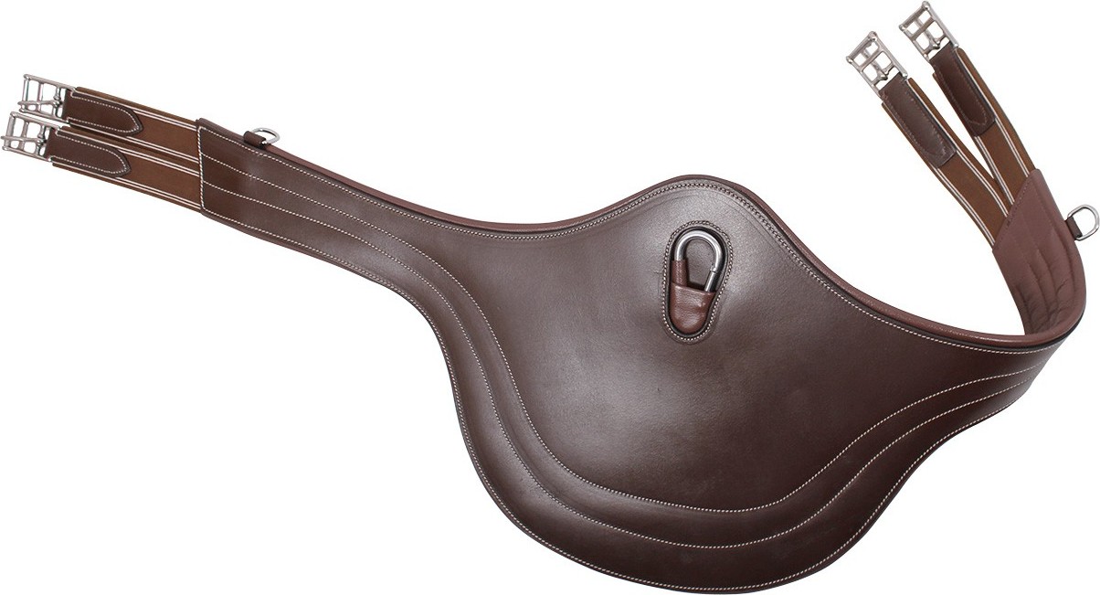 QHP Podbřišník okopávací Belly QHP, tmavě hnědý Délka: 135 cm