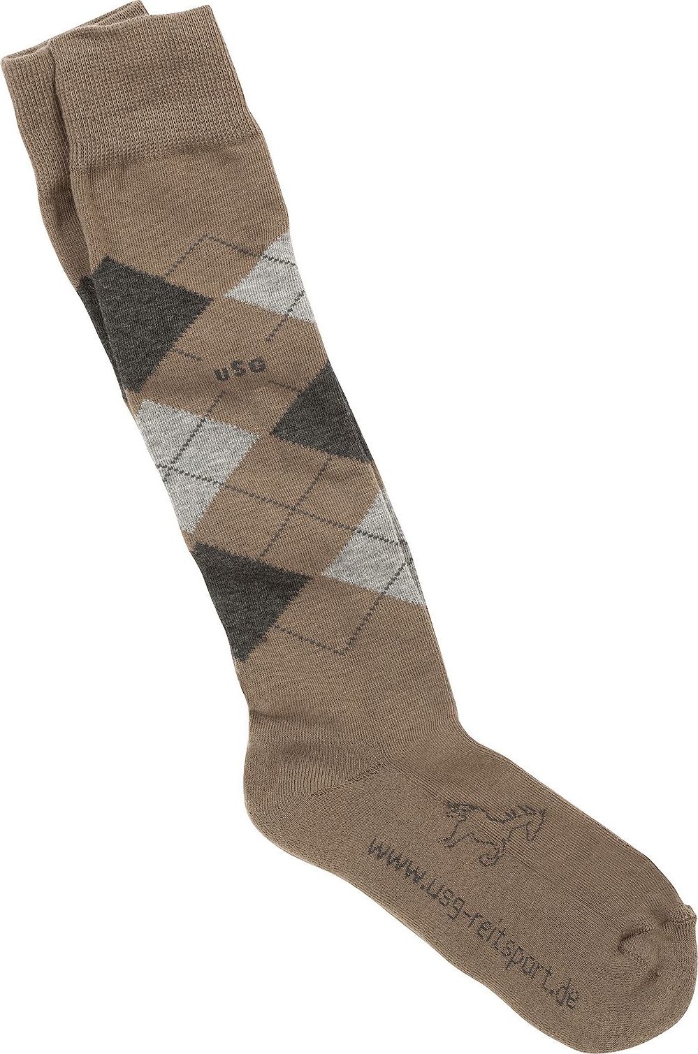 USG Podkolenky jezdecké Caro USG, pár, macchiato/light grey/grey Velikost: 29-35