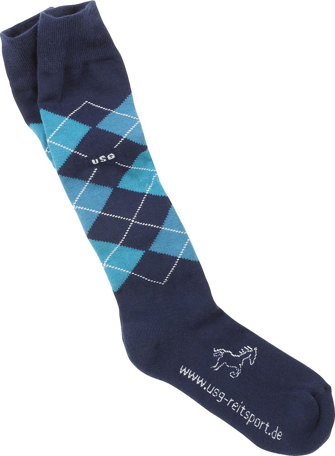 USG Podkolenky jezdecké Caro USG, pár, navy/lake blue Velikost: 29-35