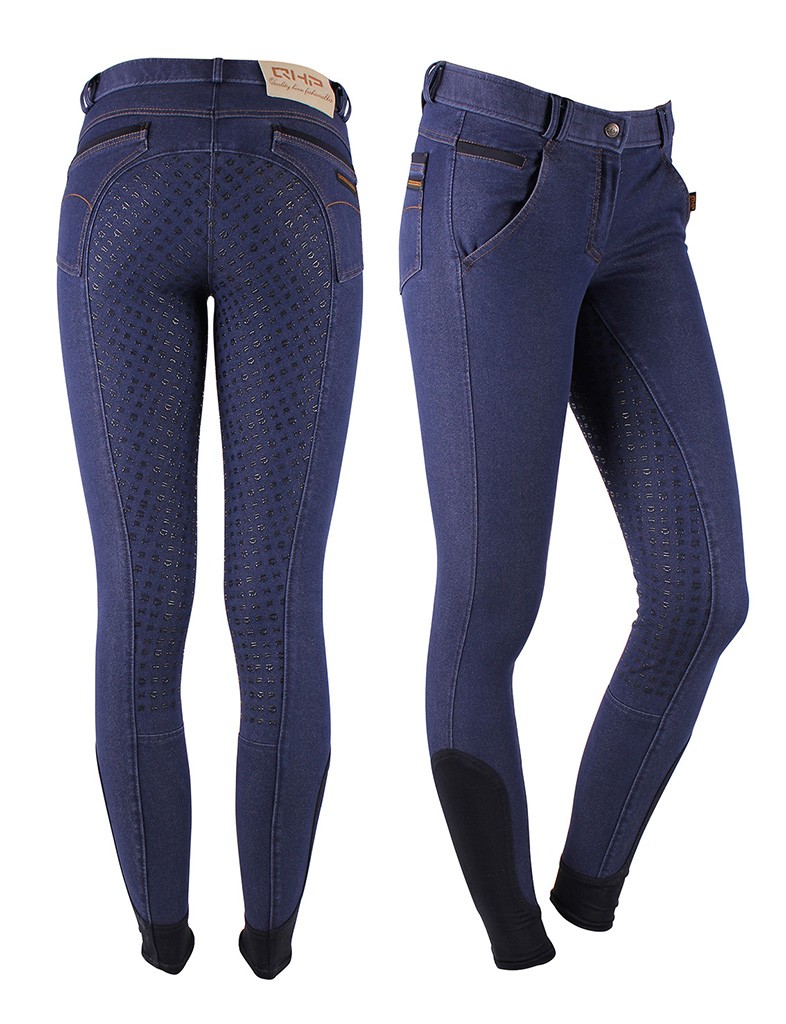 Rajtky Denim QHP s gripem, dámské. blue Velikost: 42