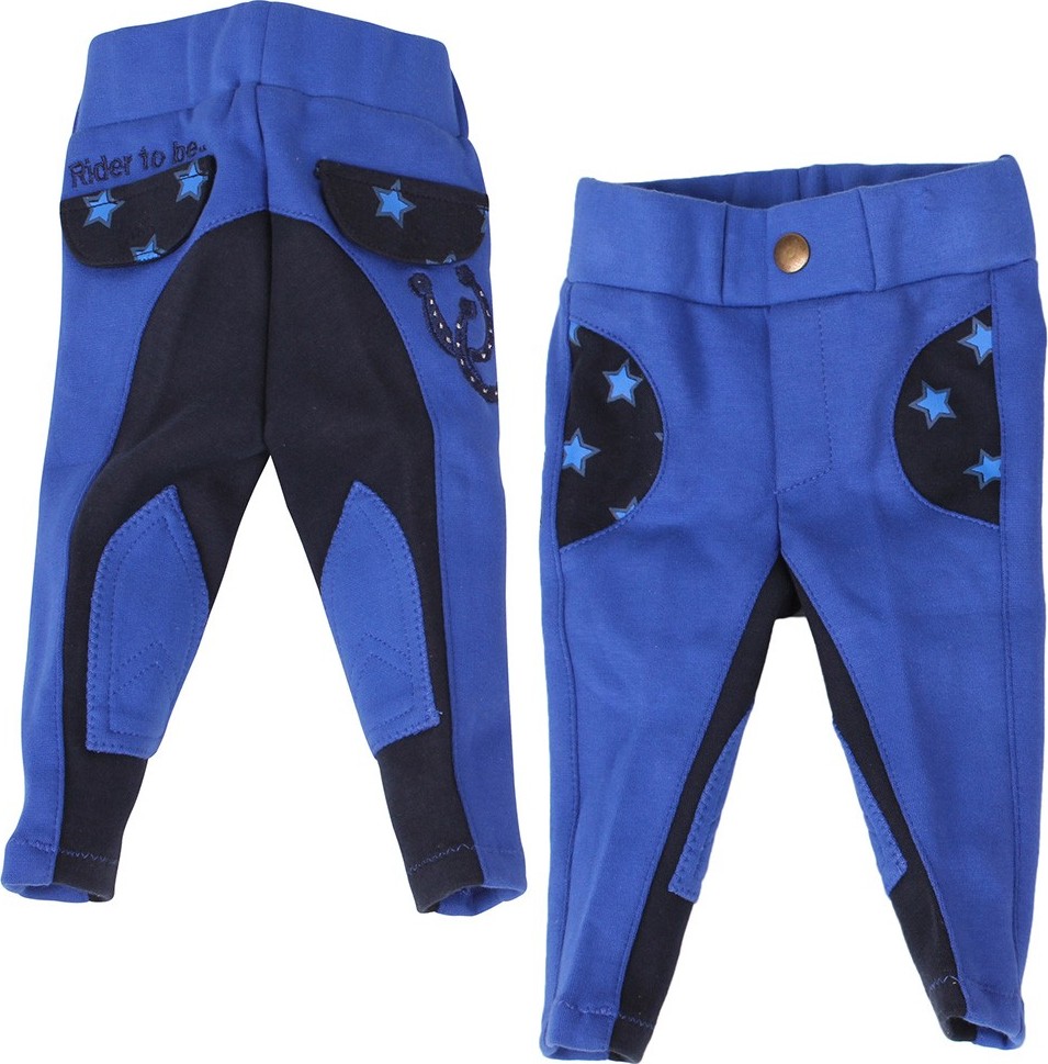 Rajtky Mickey QHP s kolenními záplatami, dětské, royal blue Velikost: 104