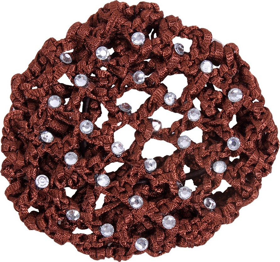 QHP Síťka do vlasů Diamond QHP, hnědá