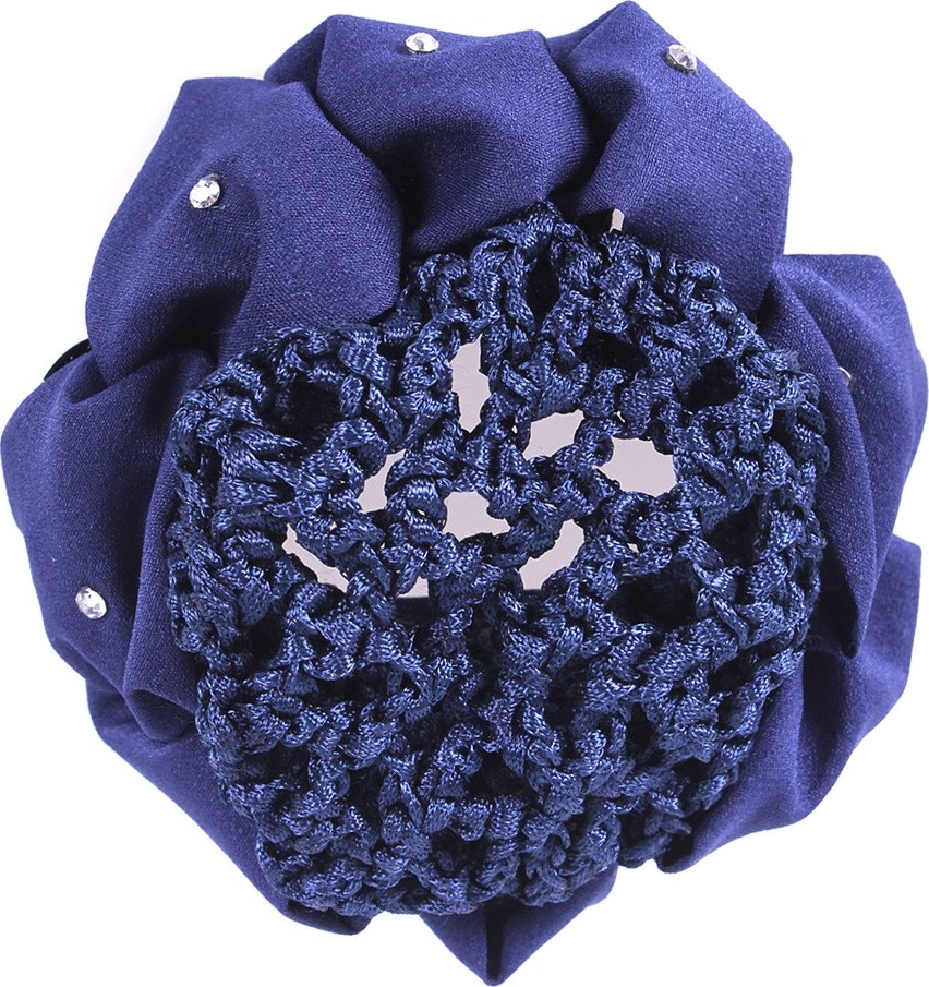 QHP Síťka do vlasů Flower QHP, navy