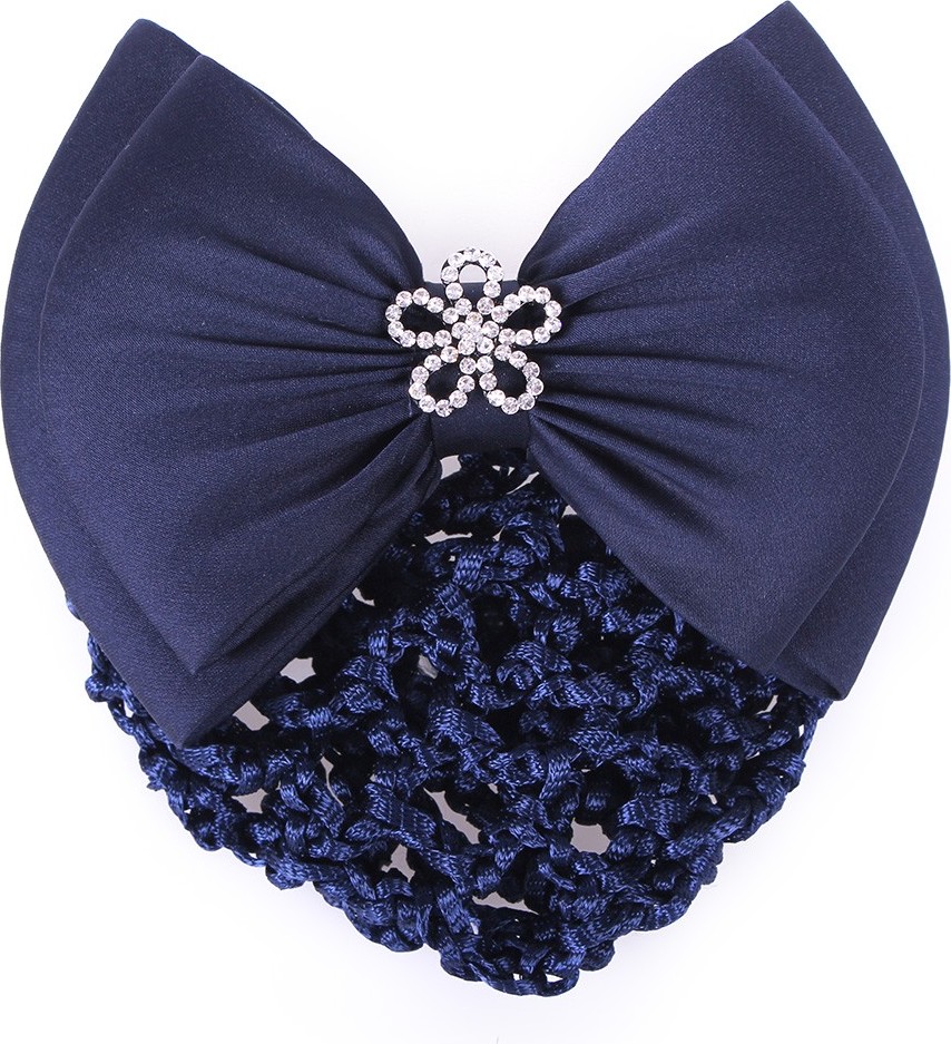 QHP Síťka do vlasů s mašlí Classy QHP, navy