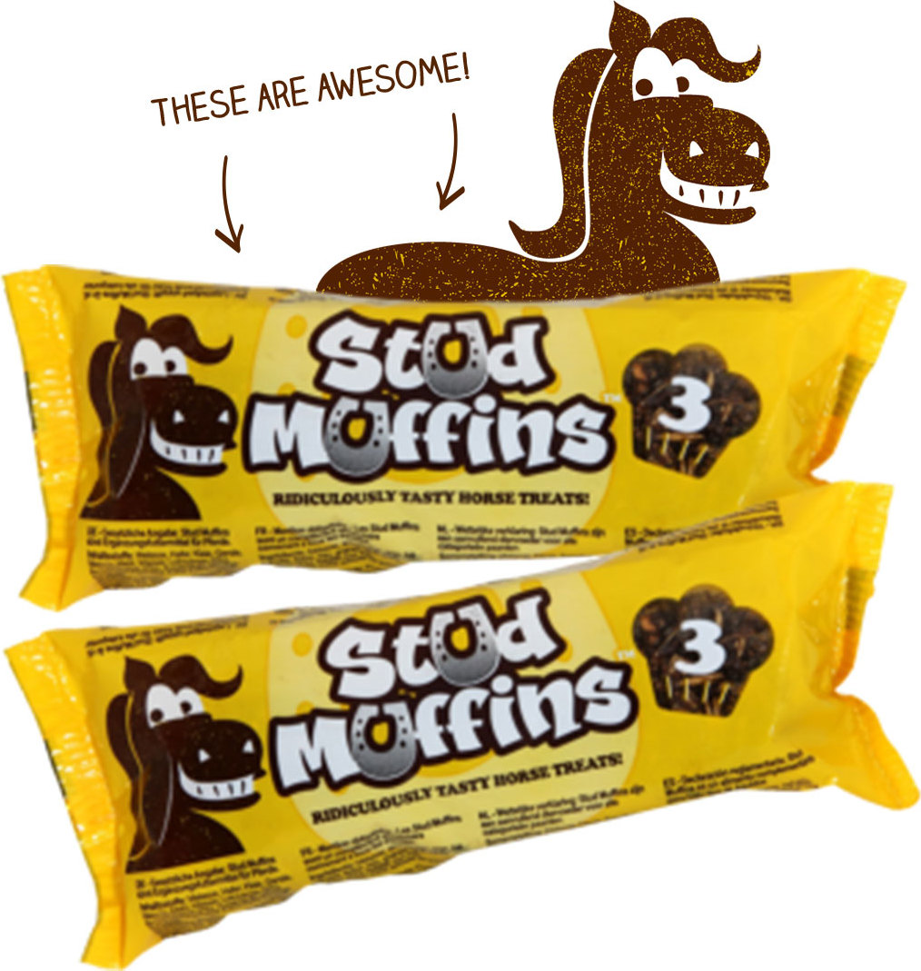 Stud Muffins Pamlsky pro koně Stud Muffins, 3 ks