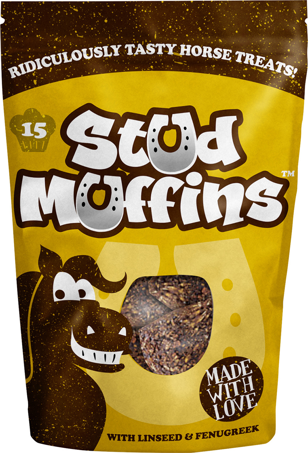 Stud Muffins Pamlsky pro koně Stud Muffins, vánoční, 15 ks