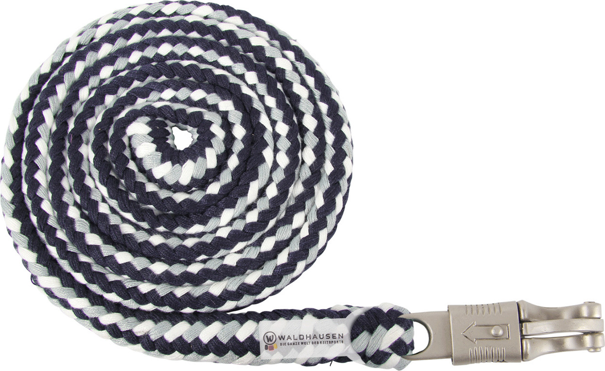 WALDHAUSEN Vodítko Plus Panic Waldhausen, 2 m, dark blue/grey