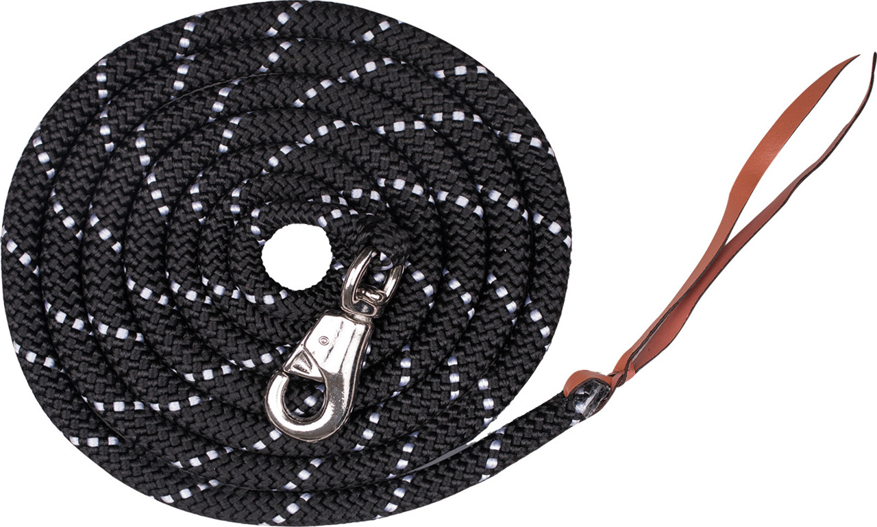 WALDHAUSEN Vodítko westernové Waldhausen, 3 m, černé