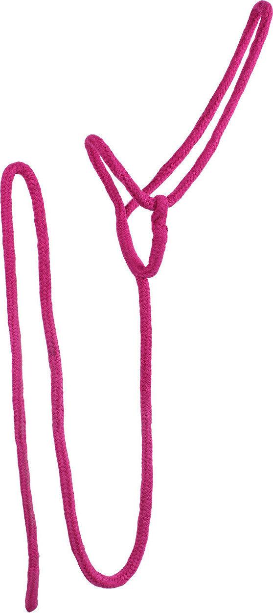 Q-essentials Ohlávka provazová s vodítkem Q-essentials, fuchsia