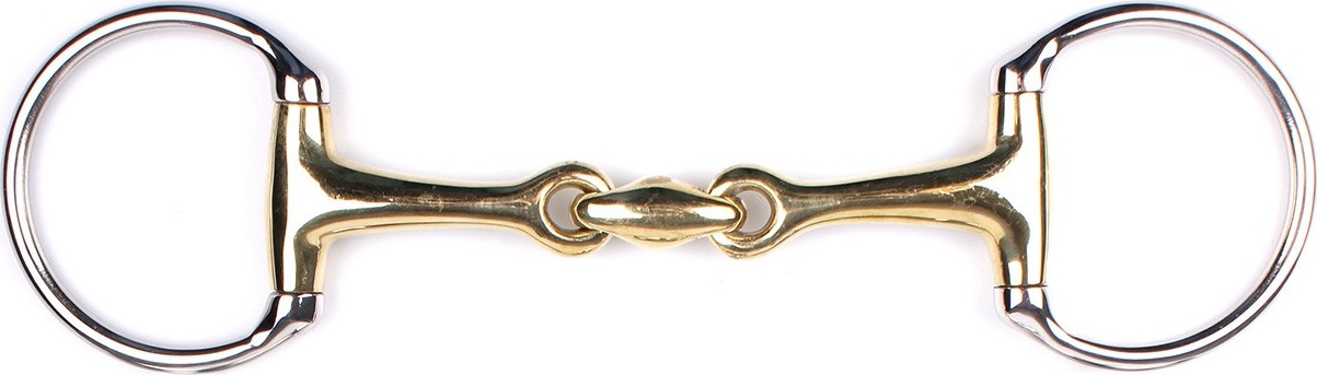 Q-essentials Udidlo olivové dvakrát lomené German Q-essentials, 17 mm, silver/gold Velikost: 9,5 cm