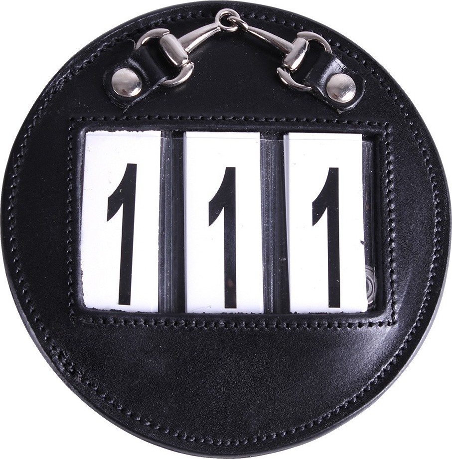 QHP Číslo startovní Nicki QHP, 2 ks, třímístné, black/silver