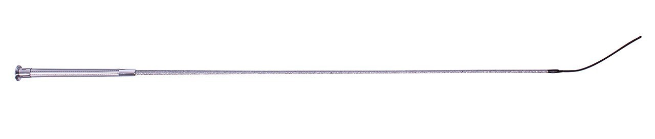 QHP Bič drezurní Shine QHP, více velikostí, silver Velikost: 120 cm