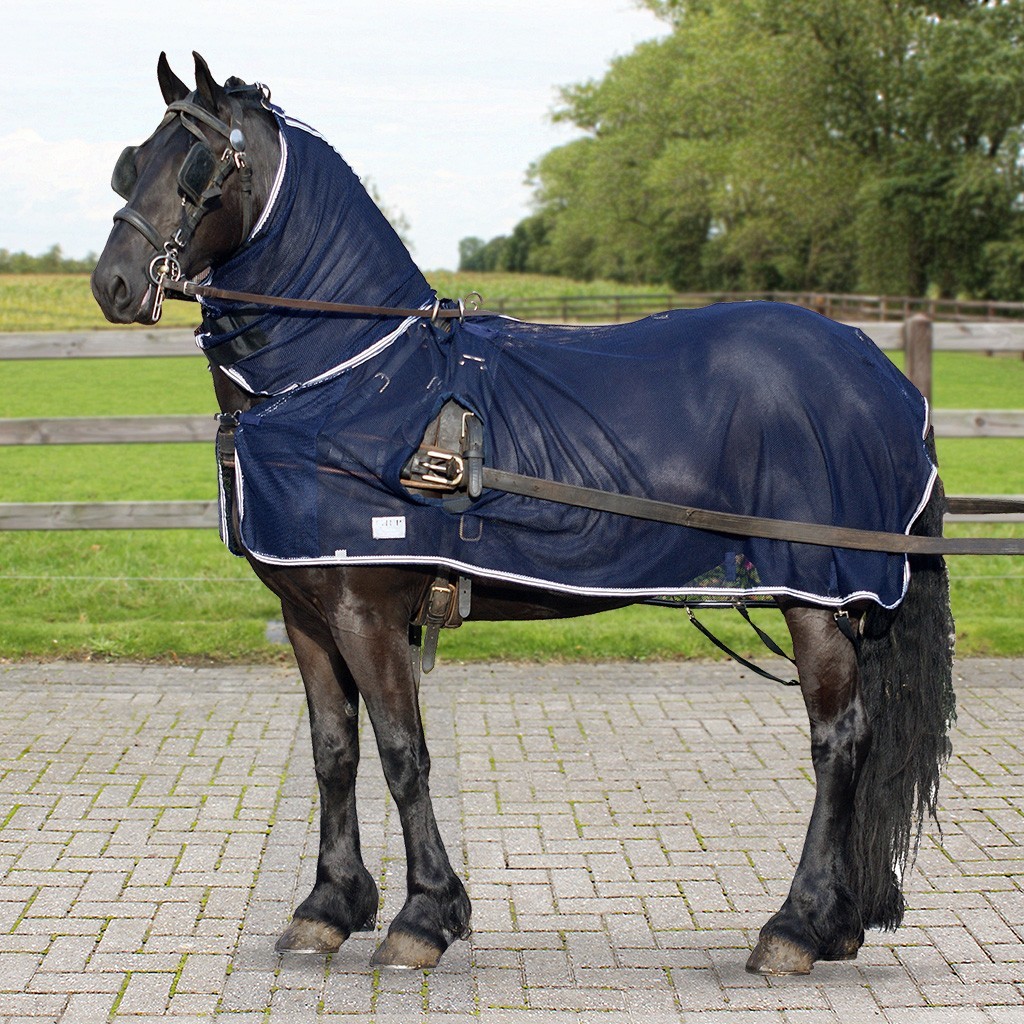 QHP Deka proti hmyzu Cover QHP, s krkem, blue Délka zad: 135 cm