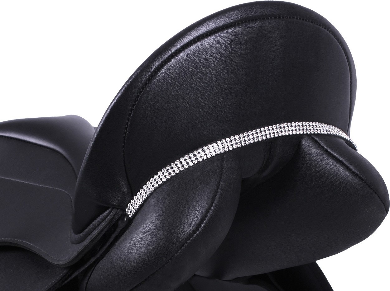 QHP Šperk na sedlo Madelon QHP, black/silver Velikost: FULL
