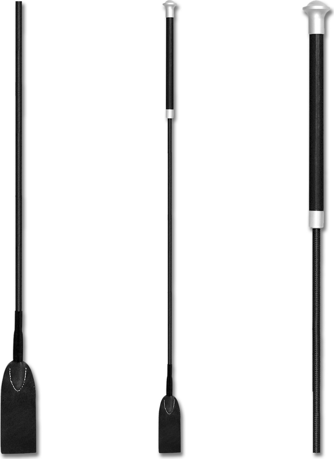 WALDHAUSEN Bič skokový Noblesse Waldhausen, 65/75 cm, černý Délka: 65 cm