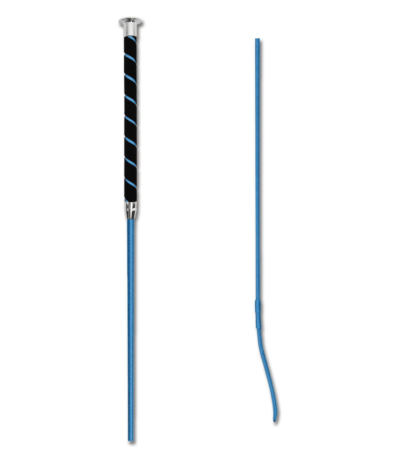 WALDHAUSEN Bič drezurní Waldhausen, se sametovou rukojetí, 110cm, azure blue Velikost: 110 cm