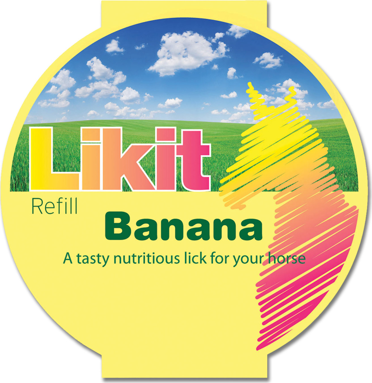 LIKIT Náplň do držáku Likit, 250 g, banán